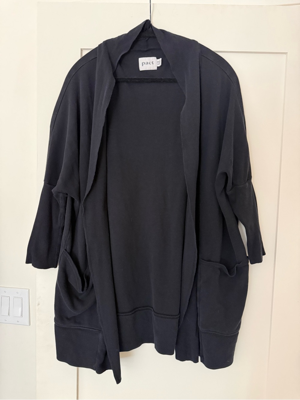 Pact Black Small/Medium Cardigan